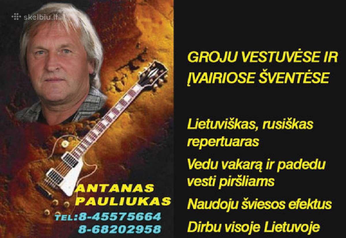 Muzikantas Antanas Pauliukas - nuotraukos Nr. 3