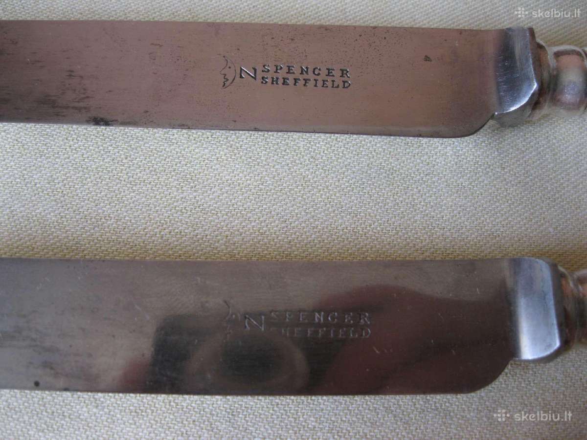 Stalo irankiai peiliai- labai geros bukles 2 Vnt. - nuotraukos Nr. 3