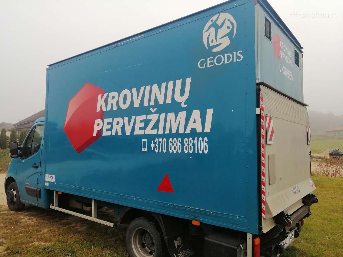 Visi pervežimai auto su liftu Alytuje, Lietuvoje.