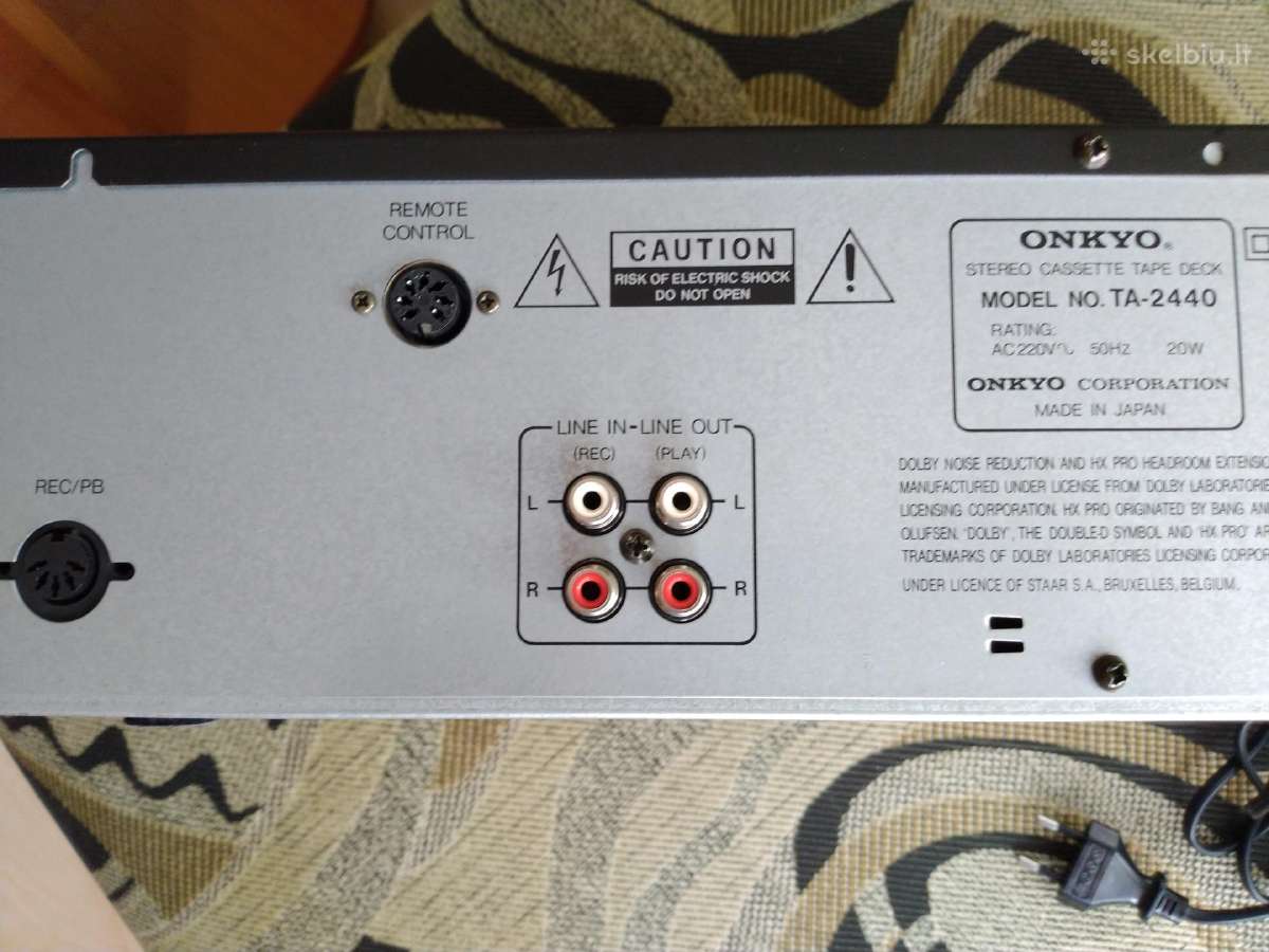 Onkyo Ta-2440 - nuotraukos Nr. 7