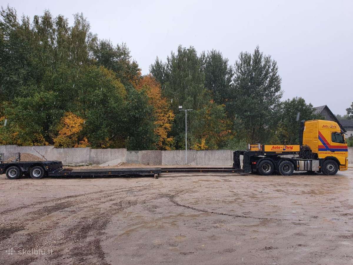 Negabaritinių krovinių pervežimas 48 tonos 20m - nuotraukos Nr. 13