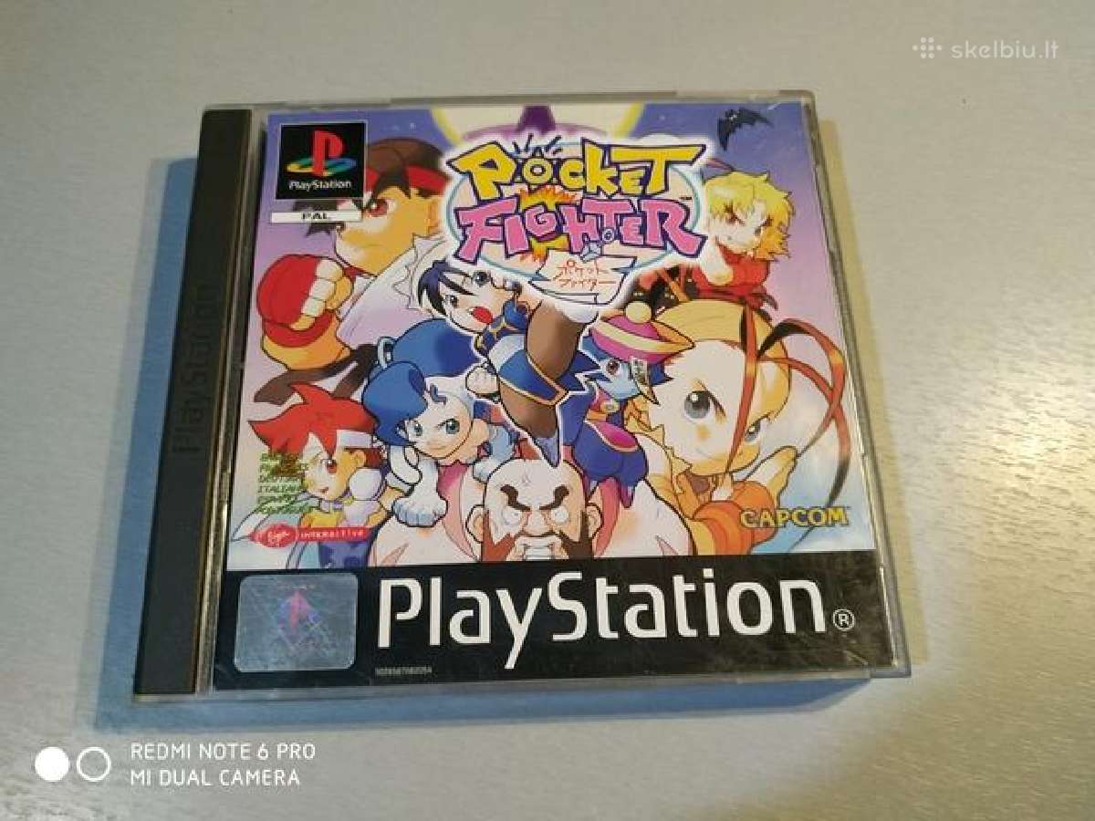 Ps1 Pocket fighter ps1, playstation 1 - nuotraukos Nr. 2