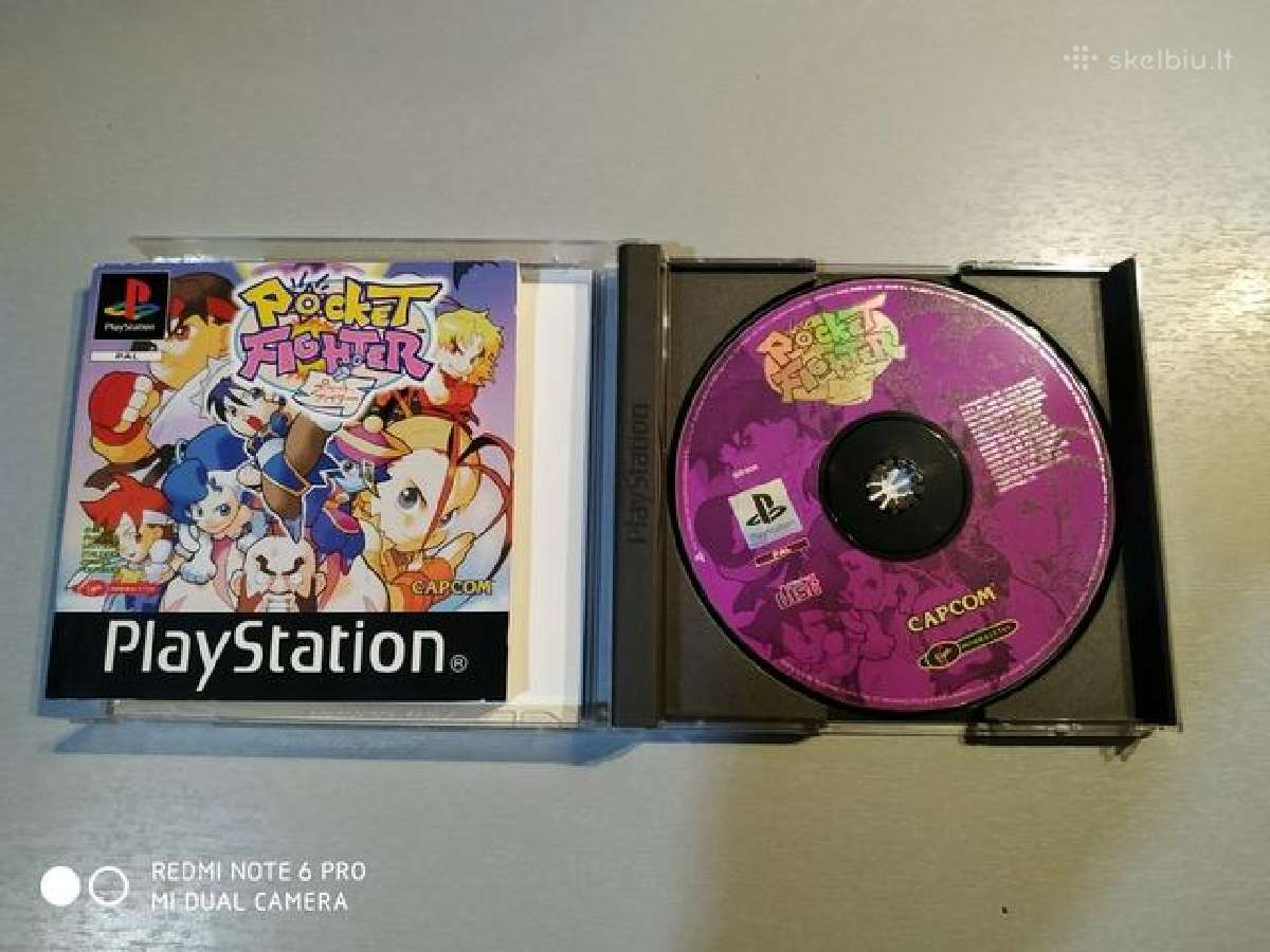 Ps1 Pocket fighter ps1, playstation 1 - nuotraukos Nr. 4