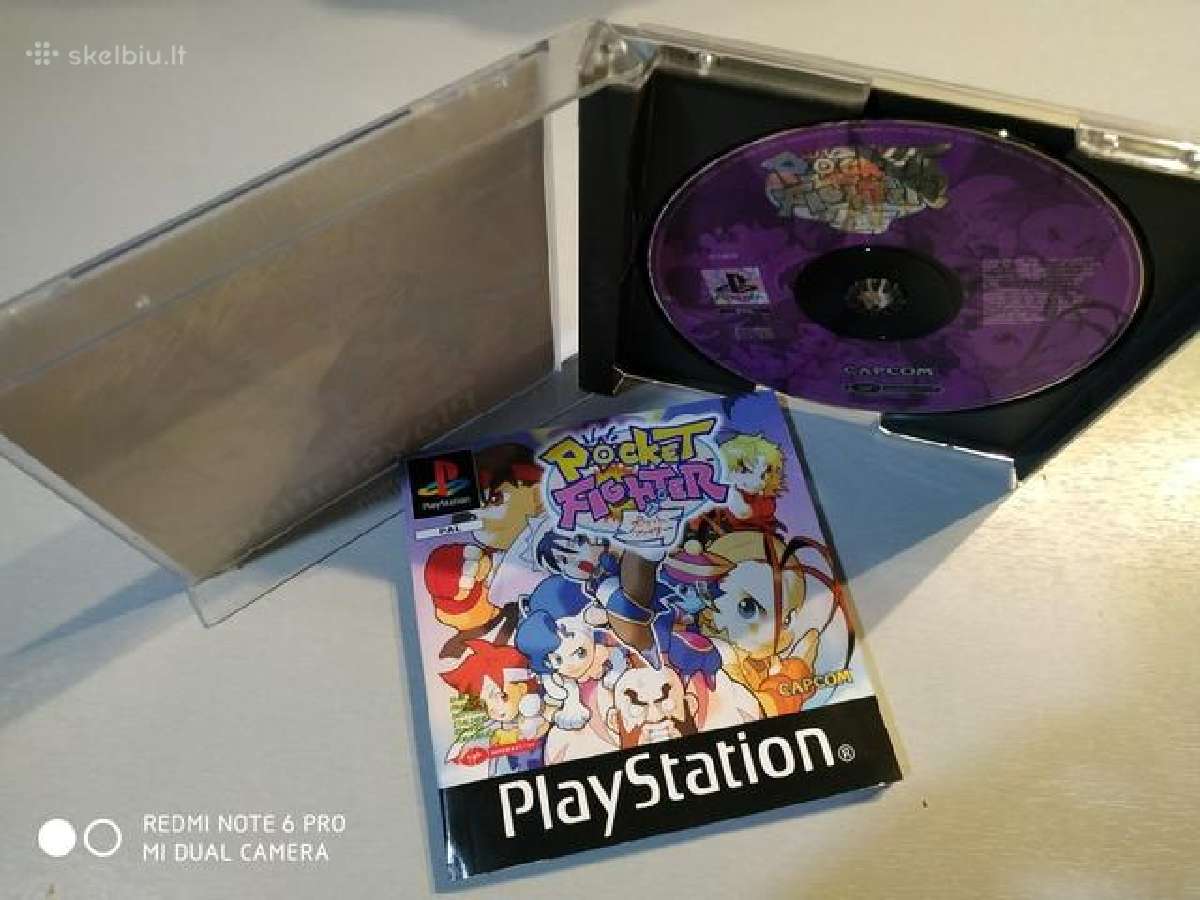 Ps1 Pocket fighter ps1, playstation 1 - nuotraukos Nr. 5