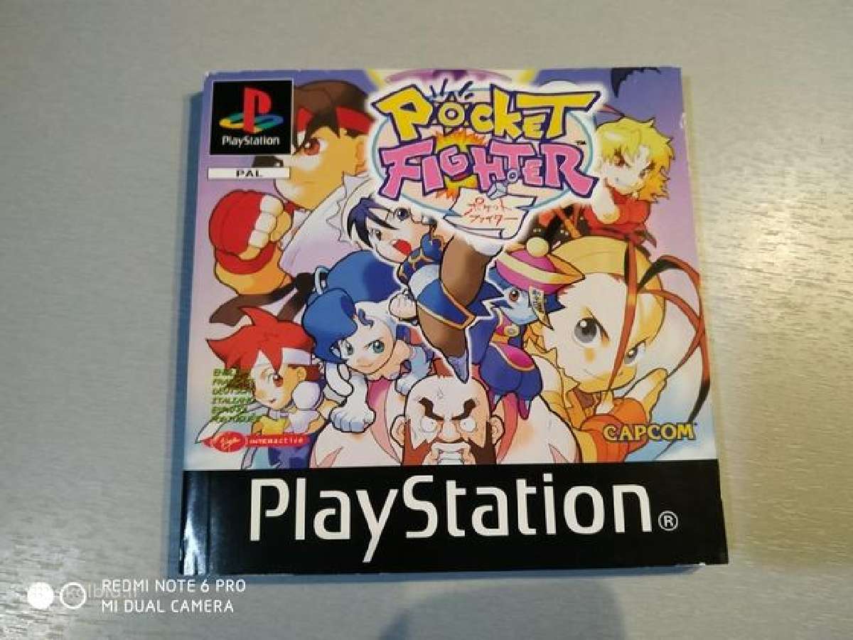 Ps1 Pocket fighter ps1, playstation 1 - nuotraukos Nr. 6