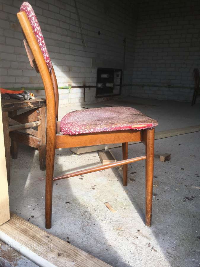 Mid-century Senoviška kėdė liko 1 vnt. - nuotraukos Nr. 4