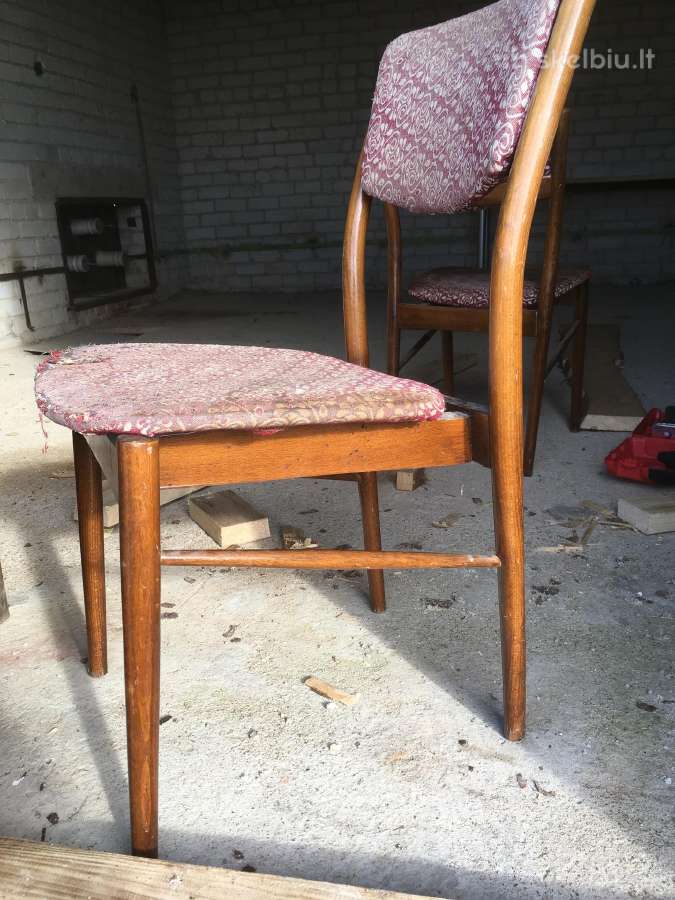 Mid-century Senoviška kėdė liko 1 vnt. - nuotraukos Nr. 7