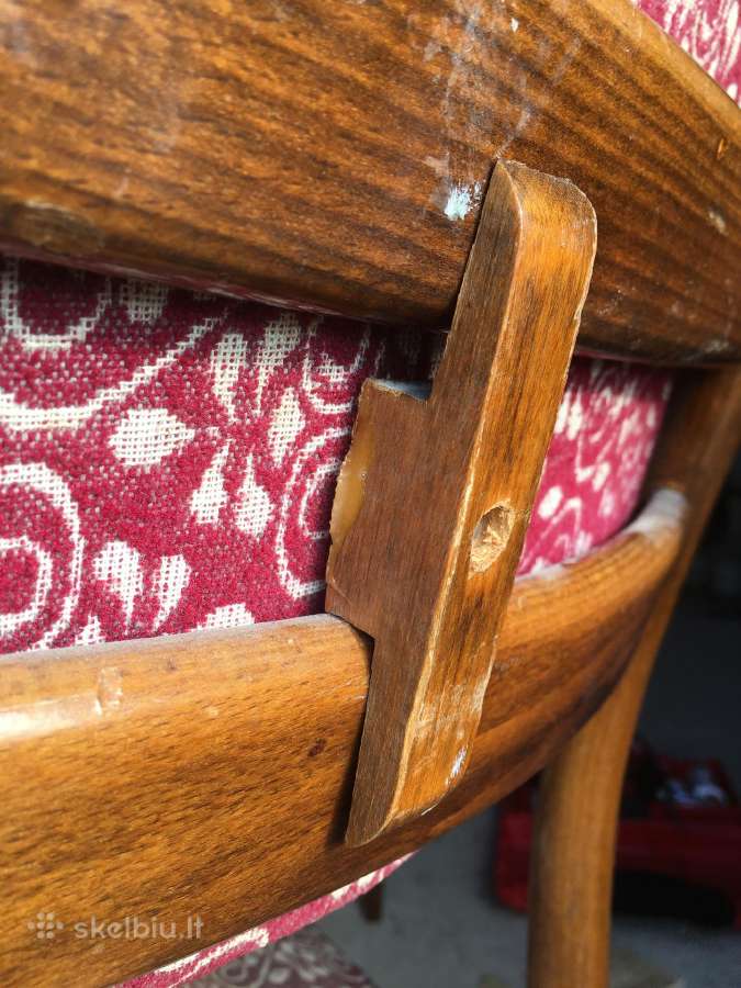 Mid-century Senoviška kėdė liko 1 vnt. - nuotraukos Nr. 10