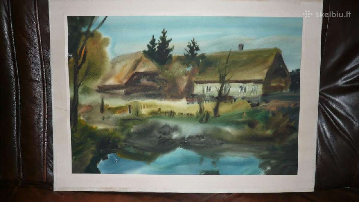 Lietuvos dailininkų Poručio, Slavinsko akvareles
