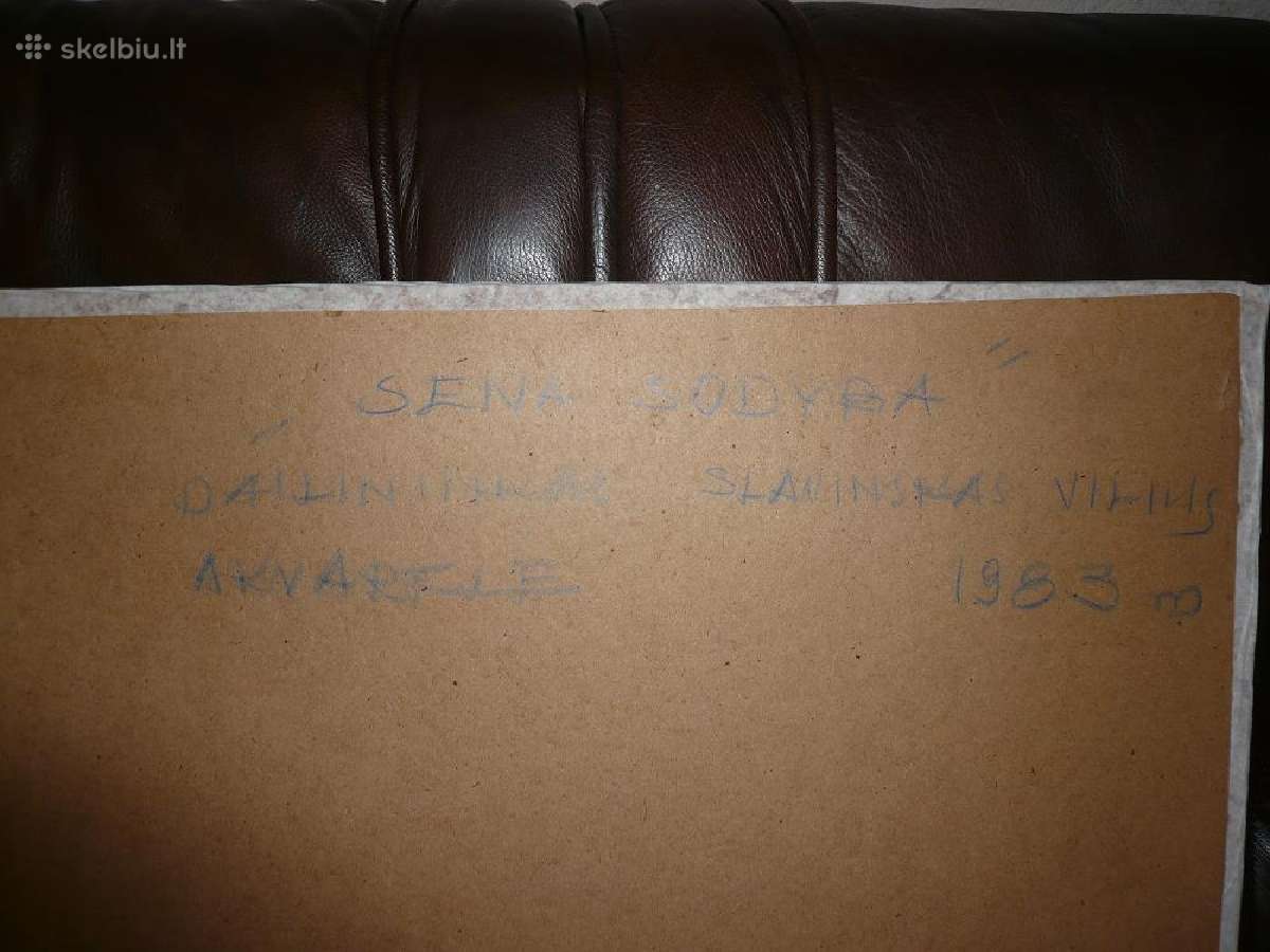 Lietuvos dailininkų Poručio, Slavinsko akvareles - nuotraukos Nr. 2