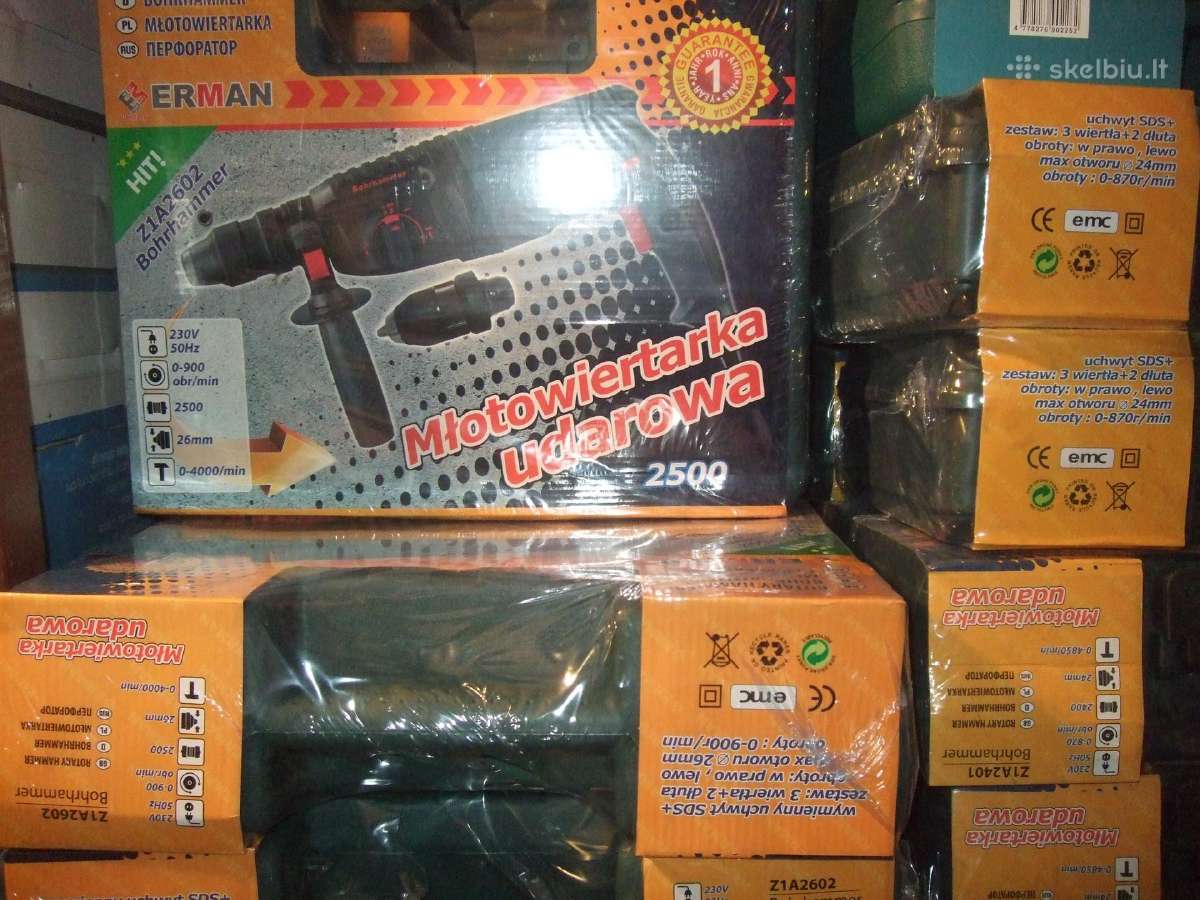 Akcija! New Betono Vibratoriai- Tankintuvai 1250 W - nuotraukos Nr. 17