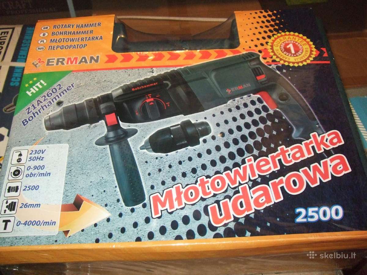 Akcija! Giluminis Betono Vibratorius Ripper 1250 W - nuotraukos Nr. 14