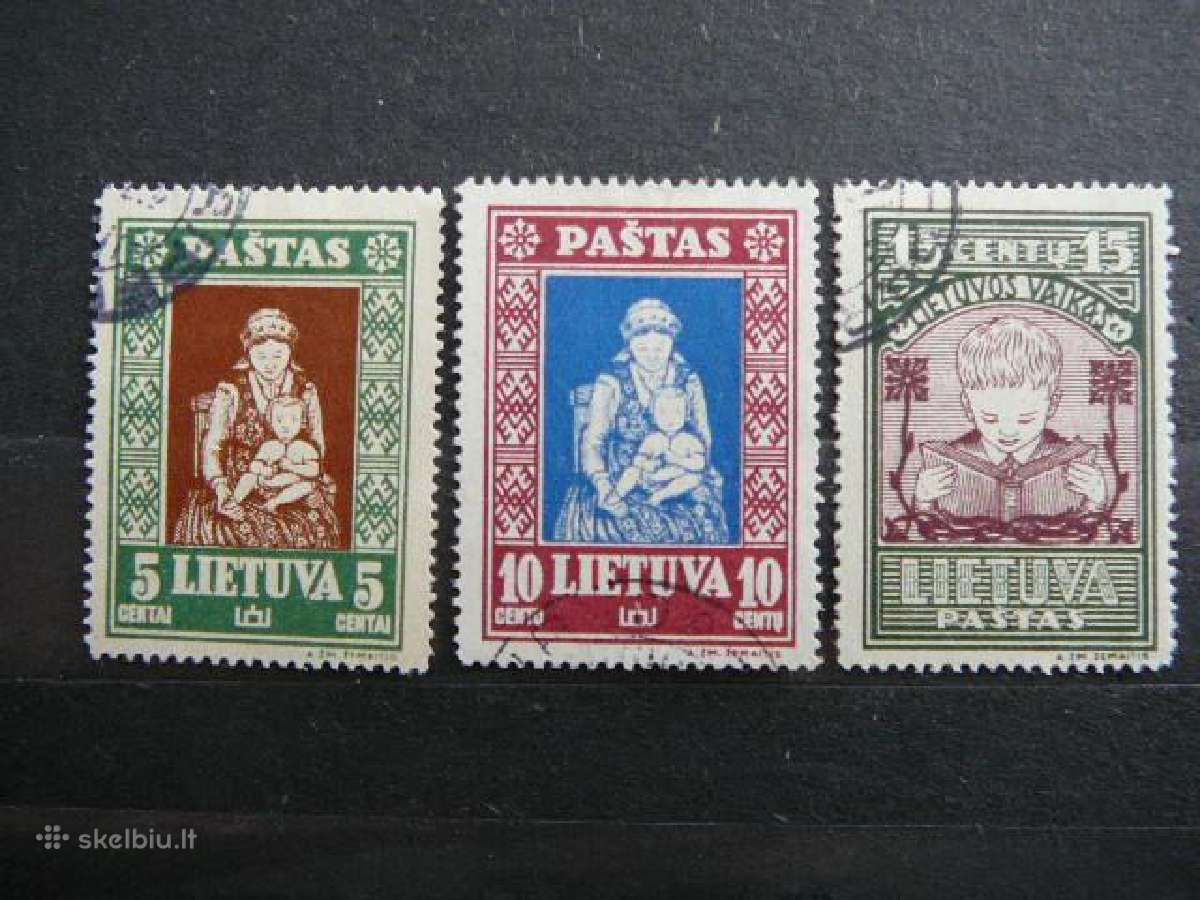 Lietuva 1933 Septyndieniai antsp. lit364/6aa