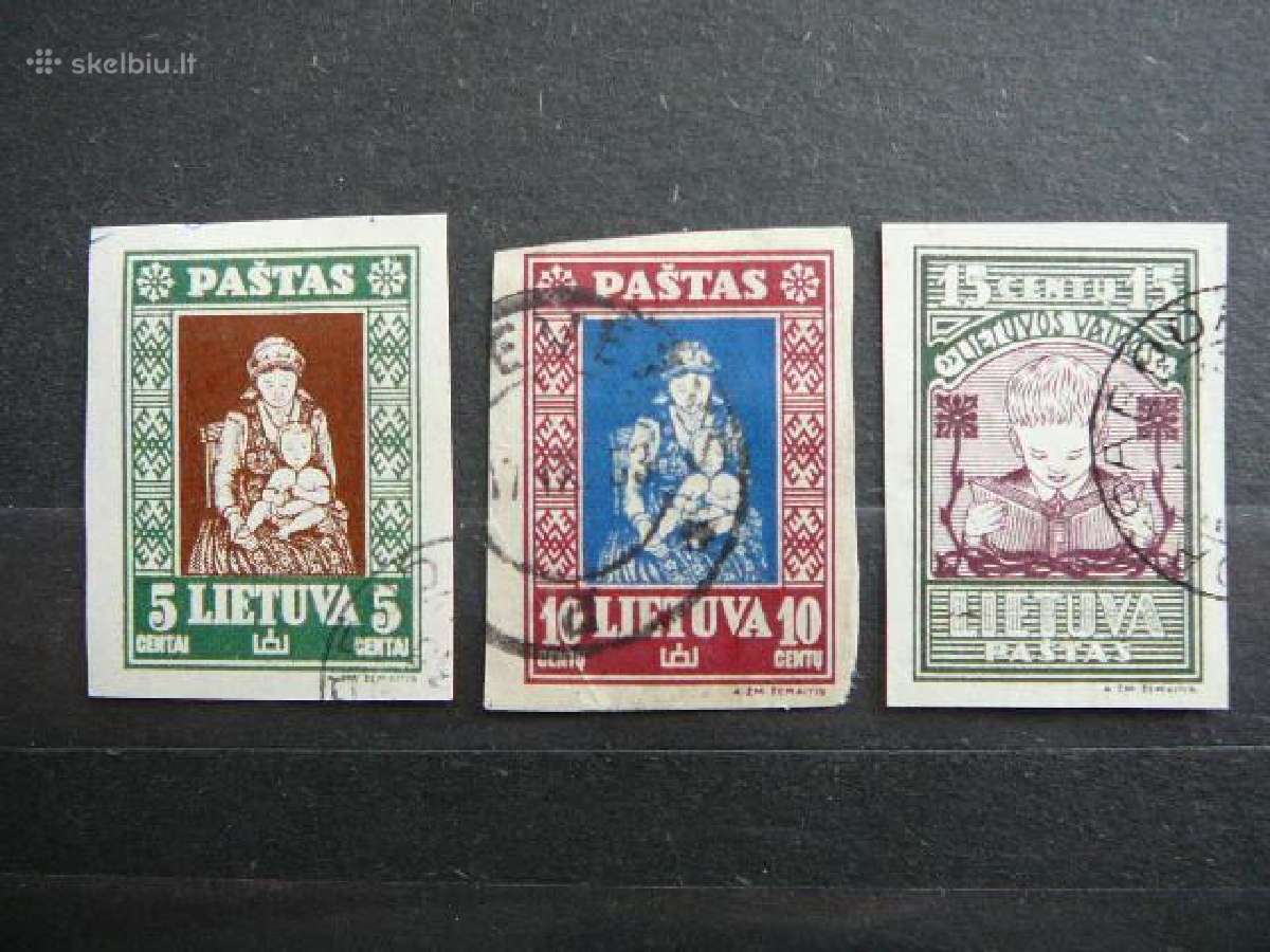 Lietuva 1933 Septyndieniai antsp. lit364/6ba