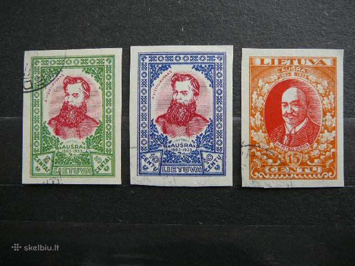 Lietuva 1933 Septyndieniai antsp. lit356/8ba
