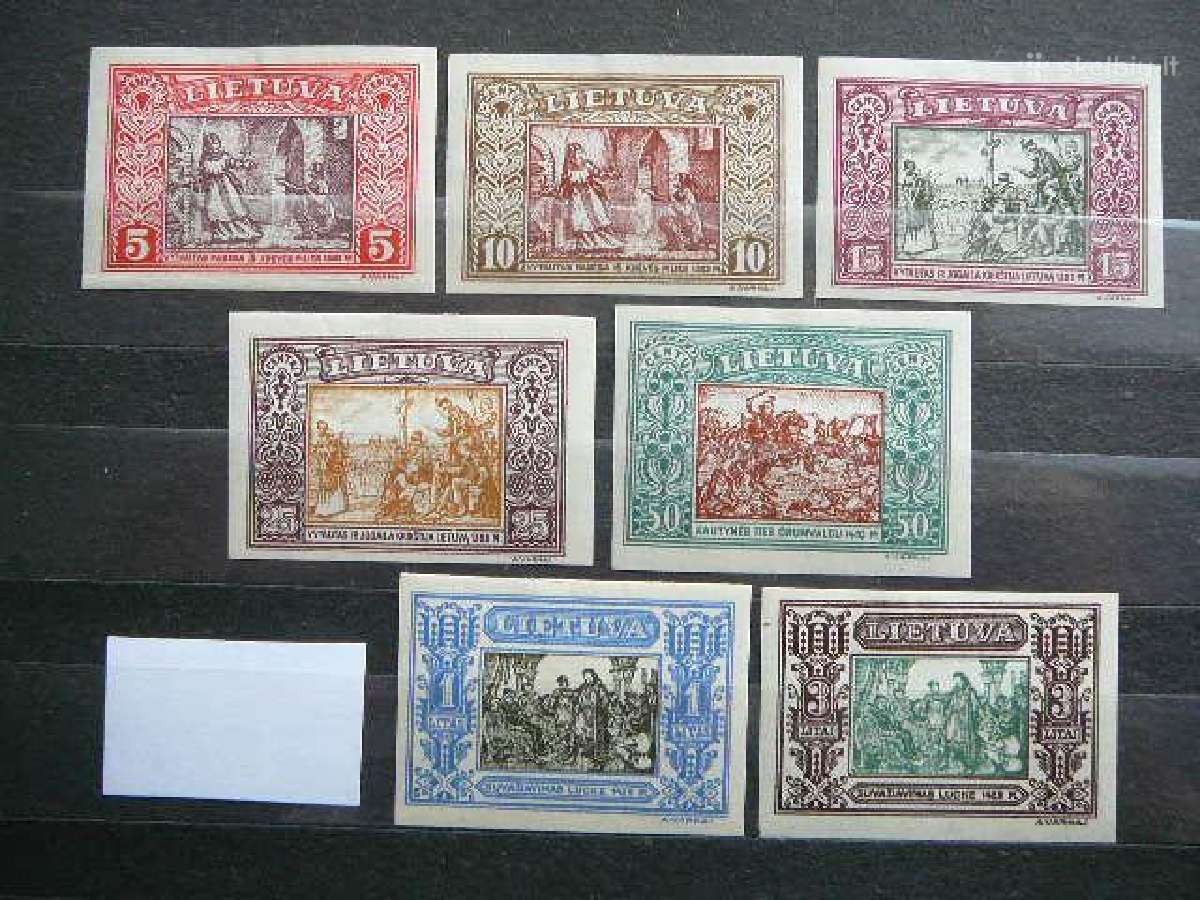 Lietuva 1932 Septyndieniai svarus s332/9b