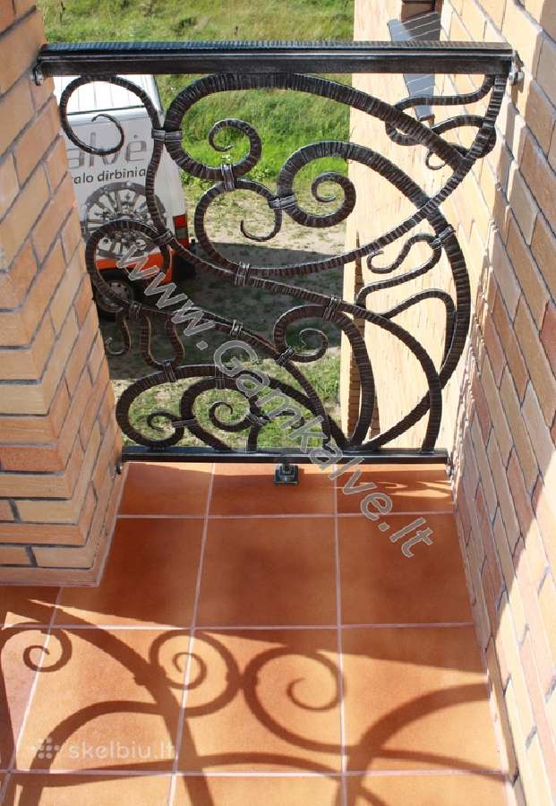 Kalviški Balkono Turėklai,šašlykinės,tvoros,vartai - nuotraukos Nr. 8