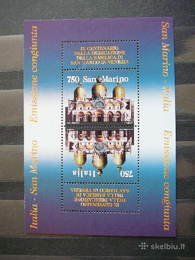 Baznycios Italija San Marinas Mnh smr01