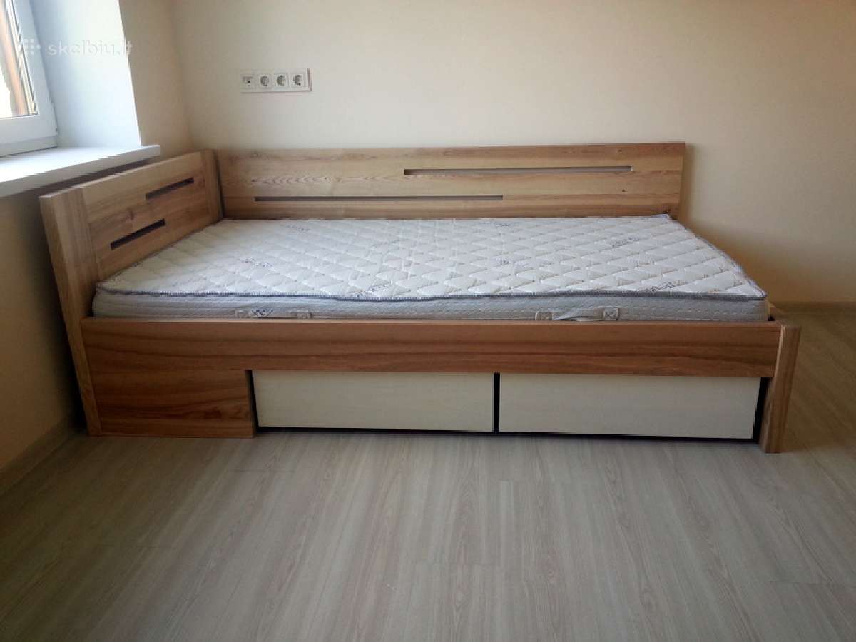 Parduodu nauja uosio masyvo lova - nuotraukos Nr. 3