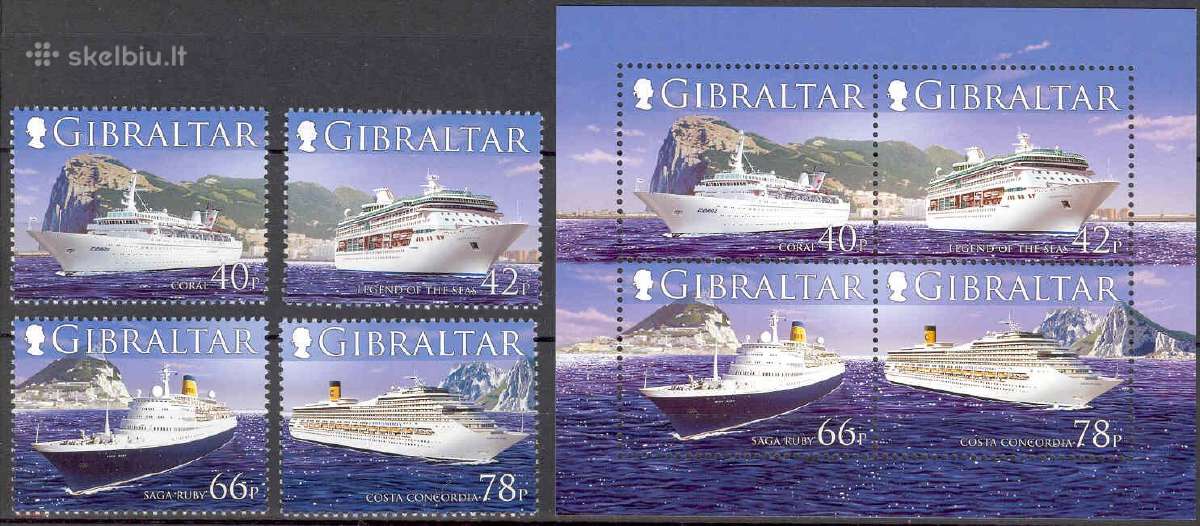 Gibraltaras 2006. Kruiziniai laivai.