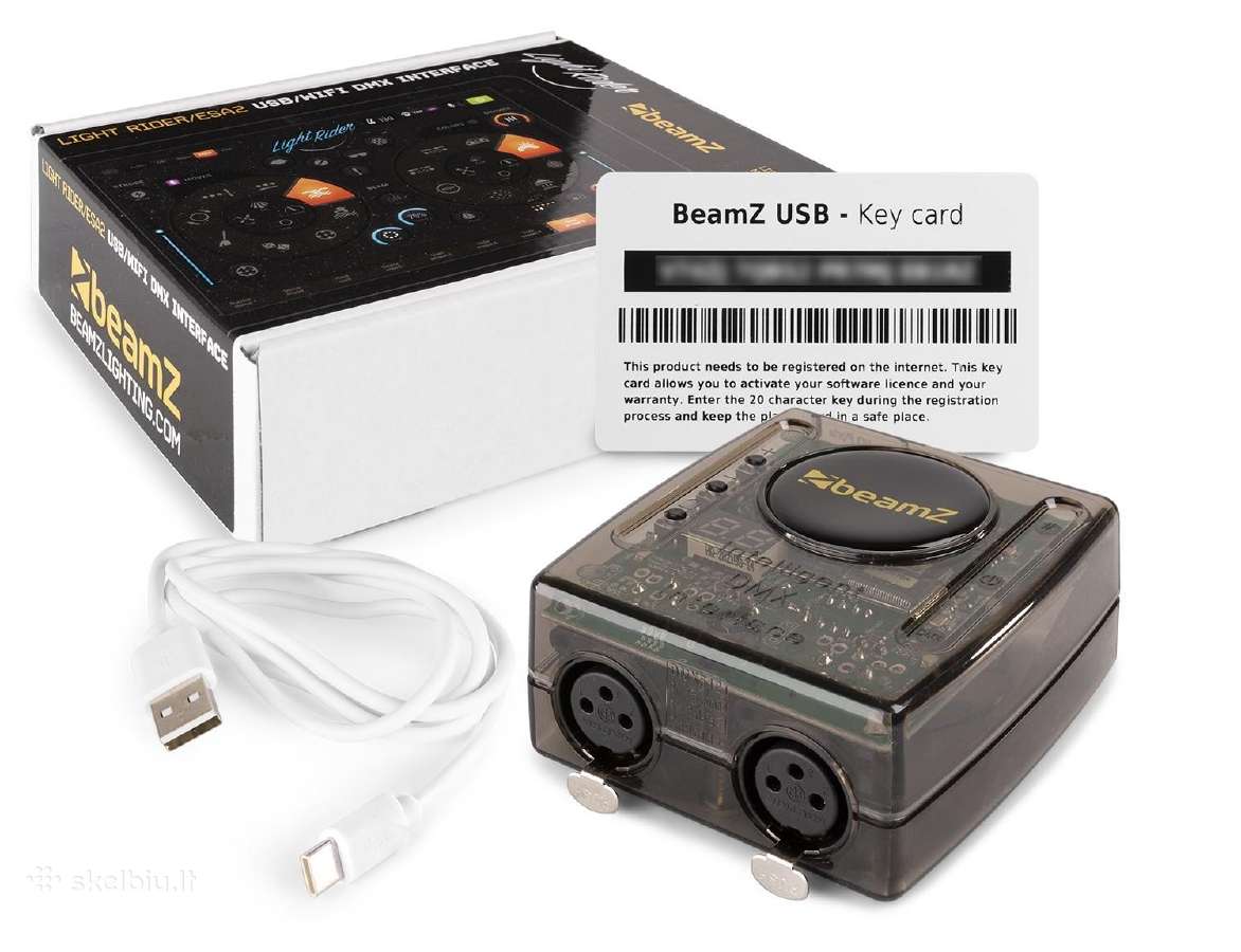 WiFi-usb Dmx valdiklis su Light Rider/esa2