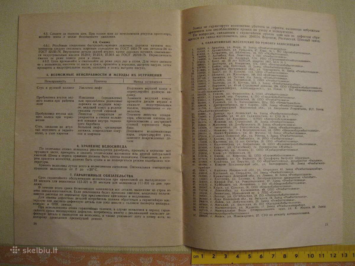 CCCP dviracio knygute Pasas – Originalas, Gero Sto - nuotraukos Nr. 4