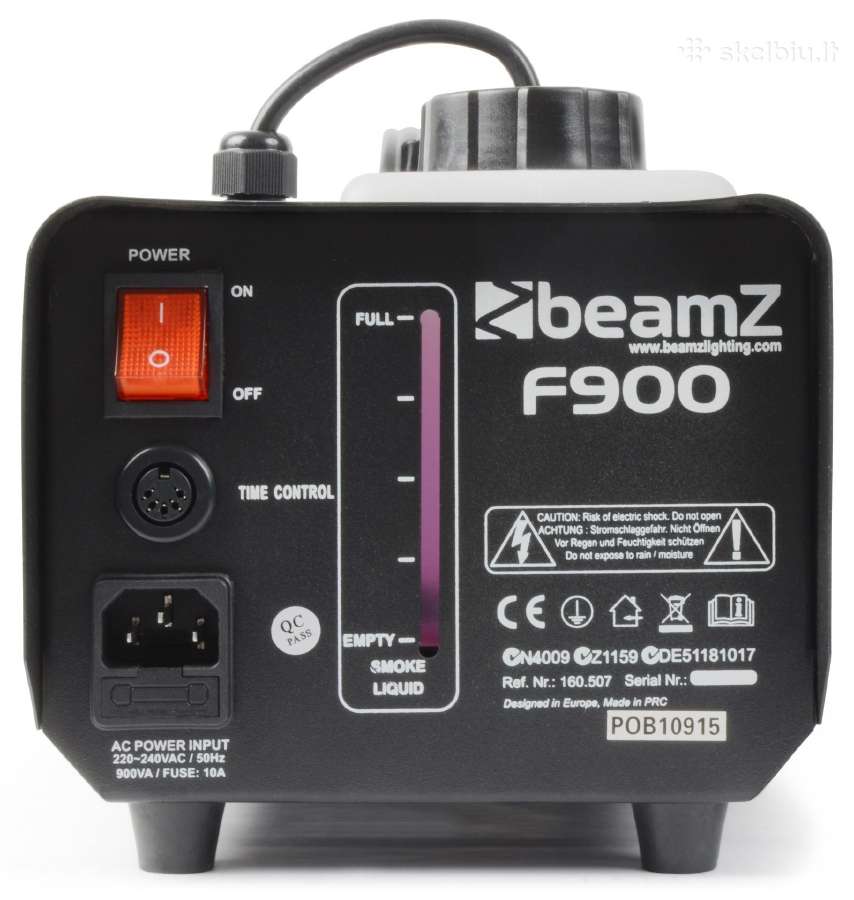 Rūko mašina Beamz F900 Fazer with output controler - nuotraukos Nr. 2