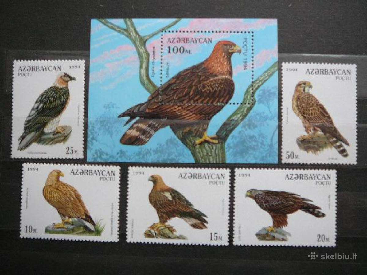 Ereliai Pauksciai Azerbaidzanas 1994 Mnh zz172