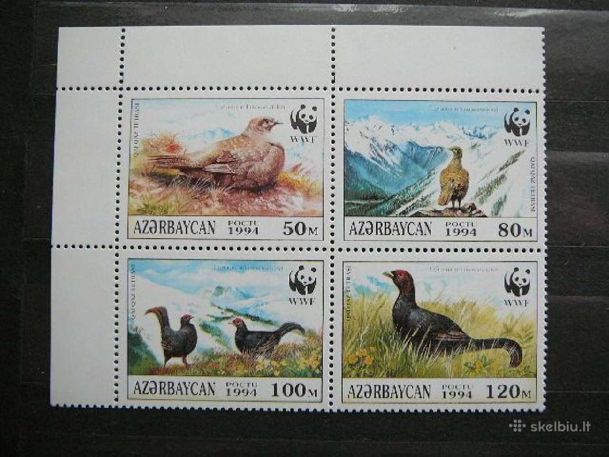 Pauksciai Azerbaidzanas 1994 Mnh zz161