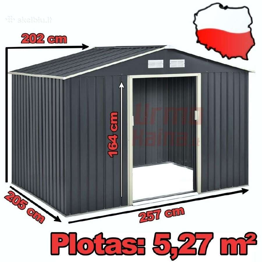 Surenkami metaliniai Sandėliukai su Garantija! - nuotraukos Nr. 3