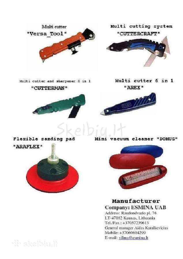 Manufacturer of Versa_tool, Arex, Cutterman Zigzag - nuotraukos Nr. 7