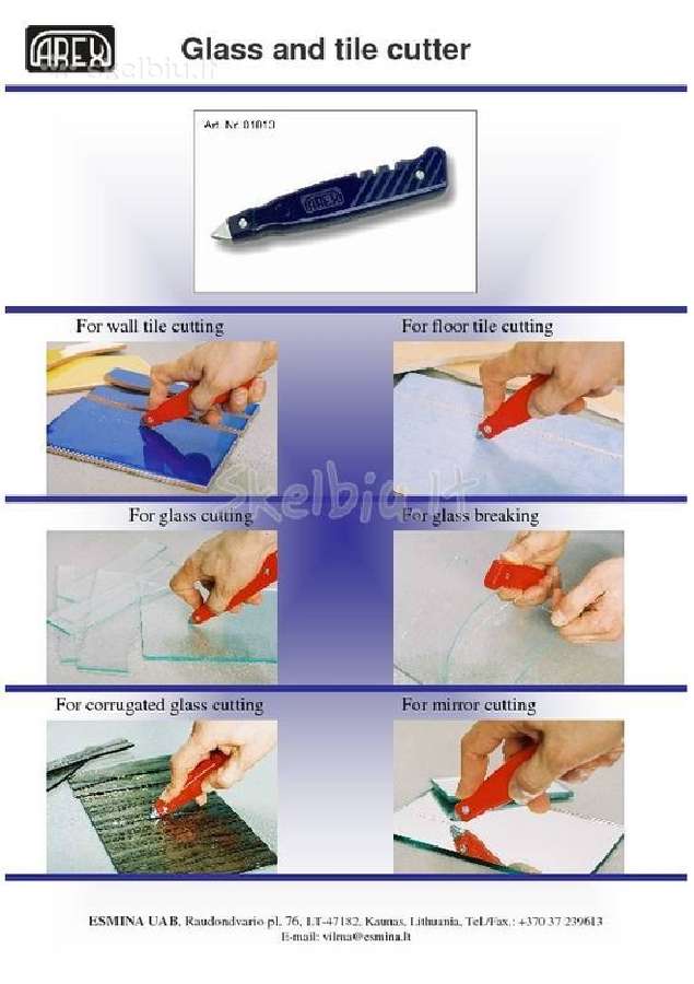 Manufacturer of Cutterman, Zigzag, Versa_tool Arex - nuotraukos Nr. 2