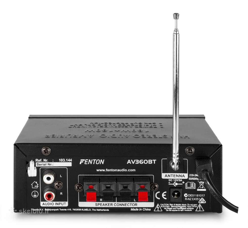 Garso stiprintuvas Av360bt Bluetooth/sd/usb/mp3 - nuotraukos Nr. 4