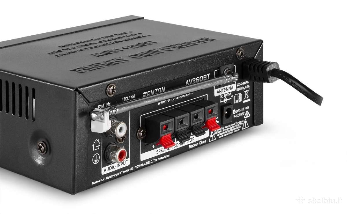 Garso stiprintuvas Av360bt Bluetooth/sd/usb/mp3 - nuotraukos Nr. 6
