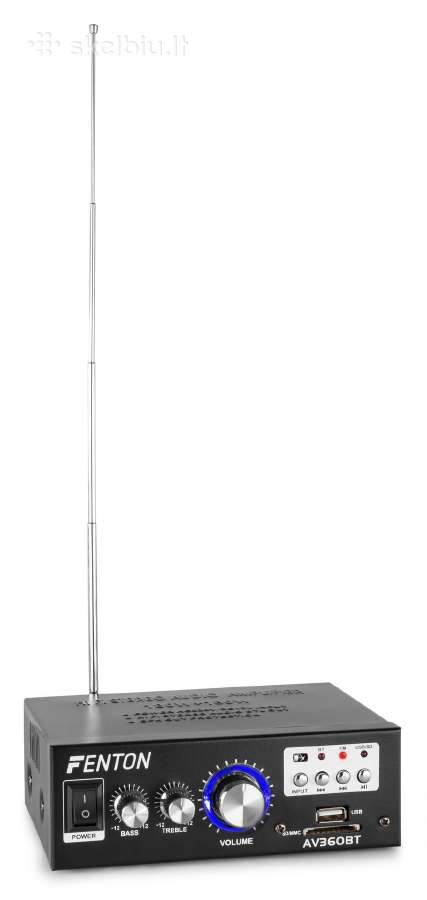 Garso stiprintuvas Av360bt Bluetooth/sd/usb/mp3 - nuotraukos Nr. 7