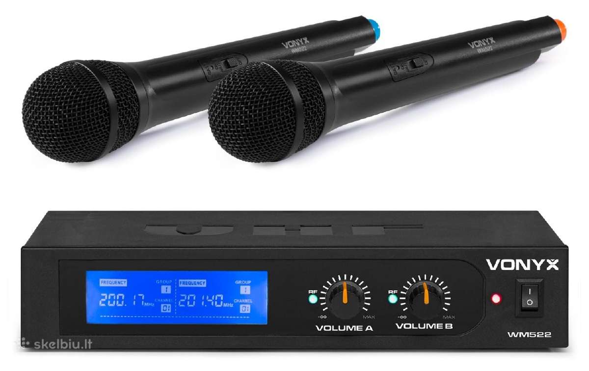 Bevieliai mikrofonai Vonyx Wm522
