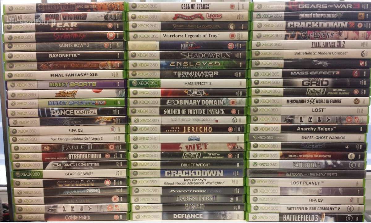 Parduodu originlius xbox 360 žaidimus nuo 3 Eur