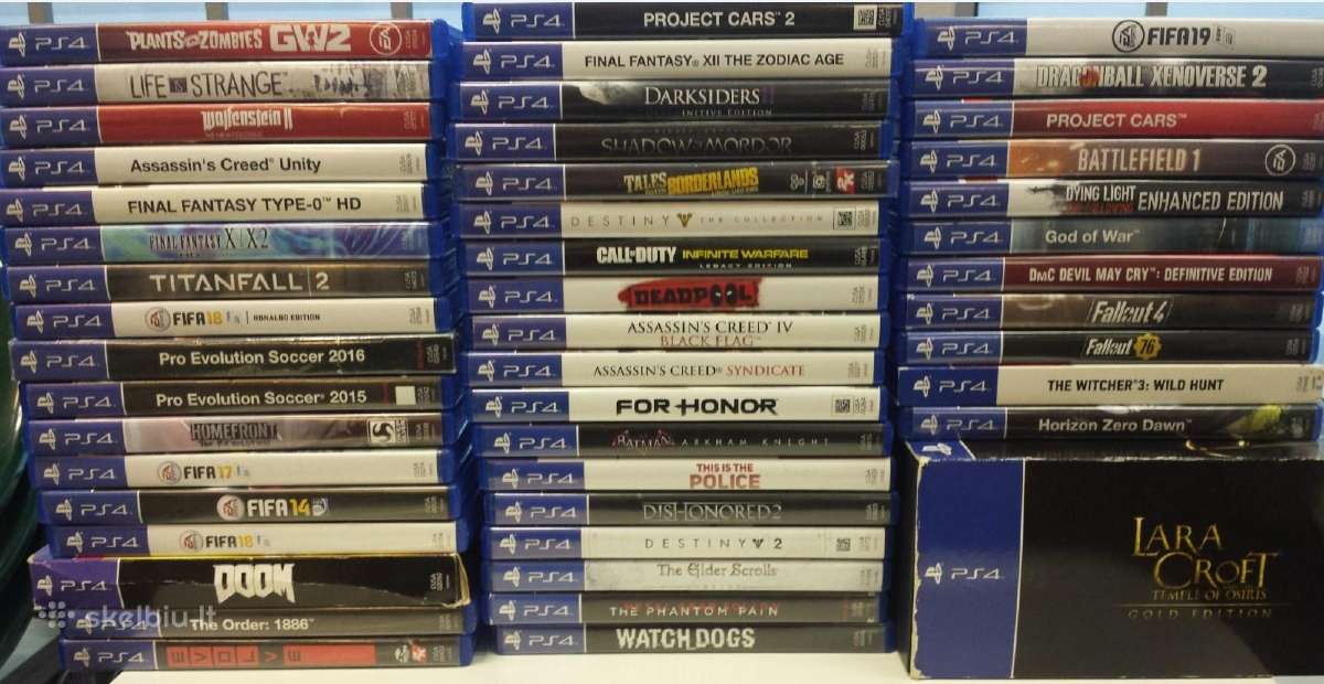 Sony Playstation 4 žaidimai nuo 10 Eur.