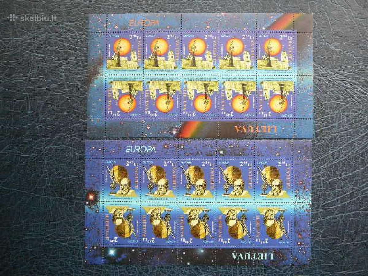 Lietuva 2009 Europa Kosmosas Mnh 2x klb. lit1006