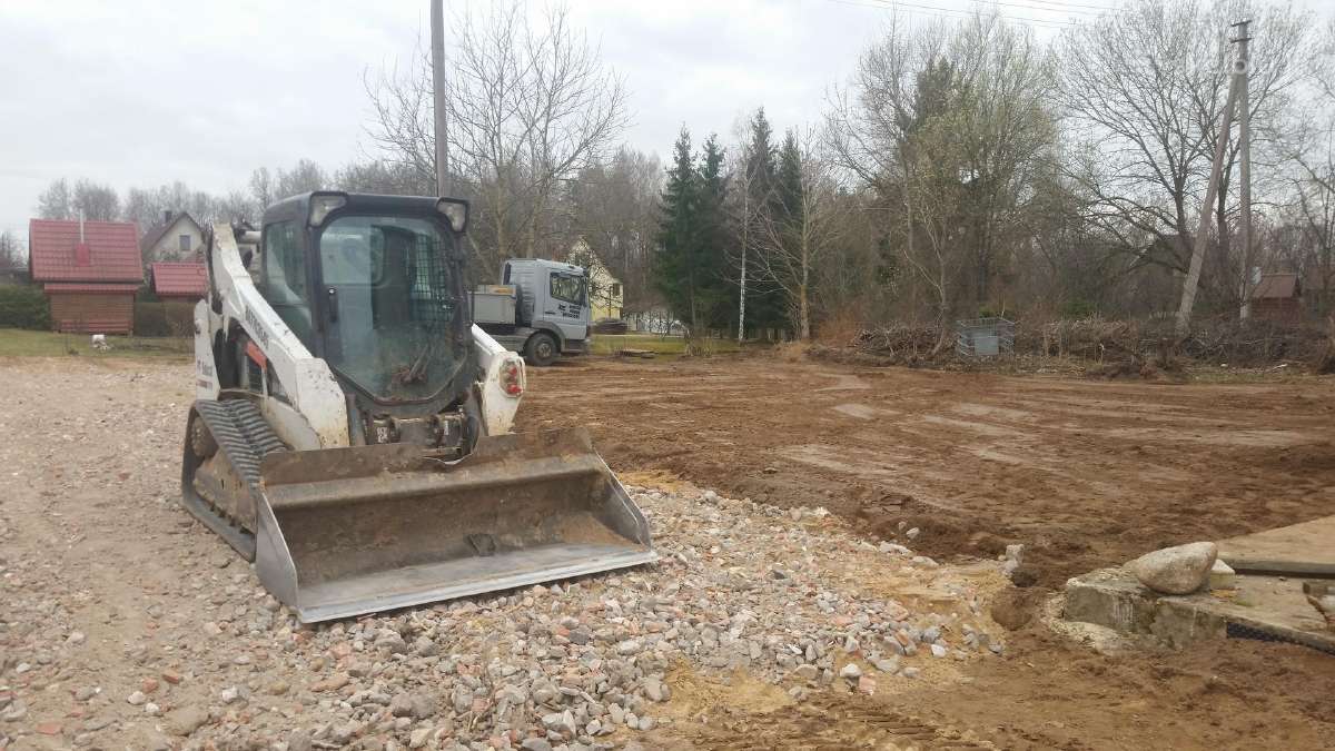 Bobcat ir mini ekskavatoriaus darbai - nuotraukos Nr. 8