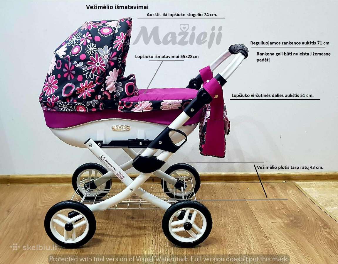 Nuostabūs vežimėliai mažosioms mamytėms! - nuotraukos Nr. 6