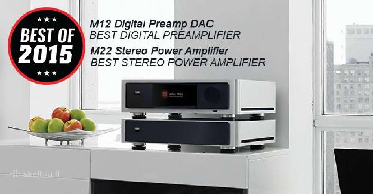 Nad C368 2x80w stereo stiprintuvas su Dac - nuotraukos Nr. 20