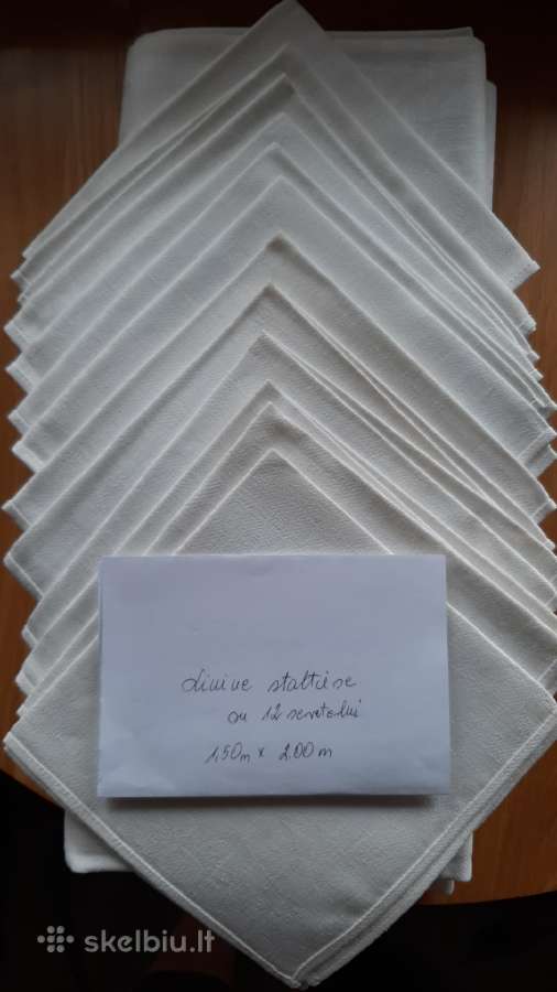 Lininės paklodės 9€ ir lininiai audiniai 4€už 1met - nuotraukos Nr. 6
