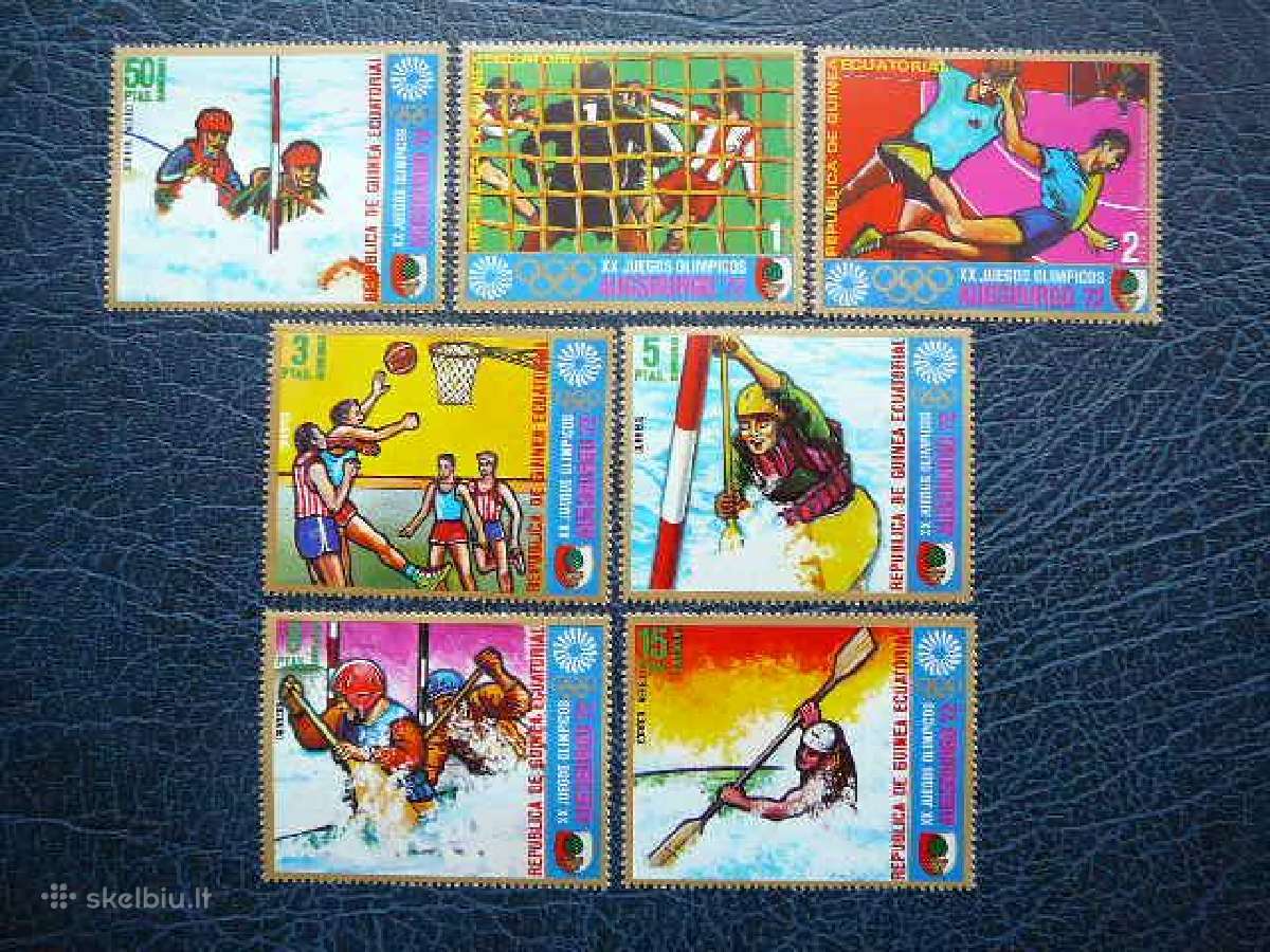 Olimpines vasaros Ekv. Gvineja 1972 Mnh ekv324