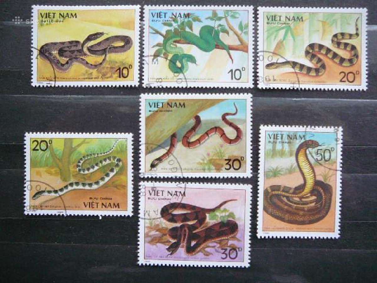 Gyvates Vietnamas 1988 antsp. vt740