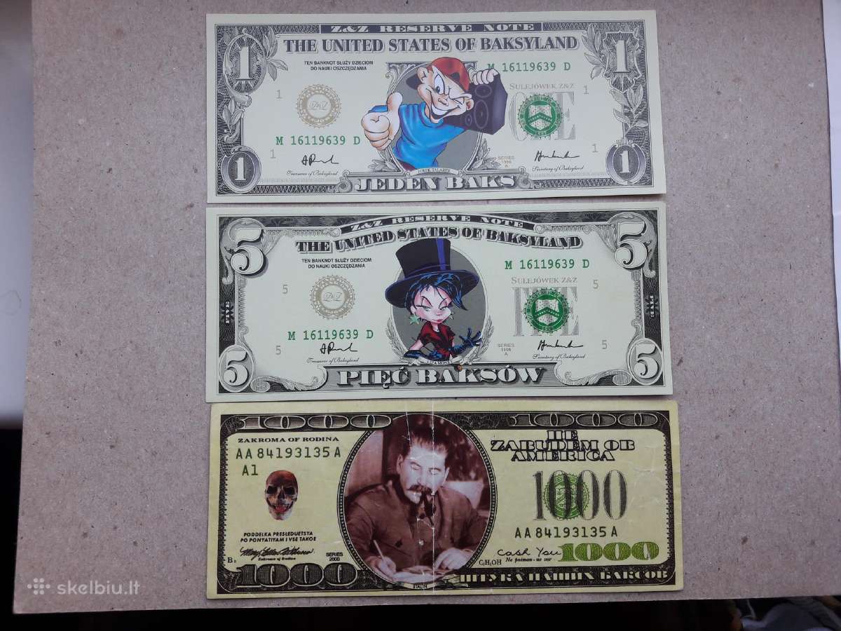 Reklaminiai banknotai - nuotraukos Nr. 3