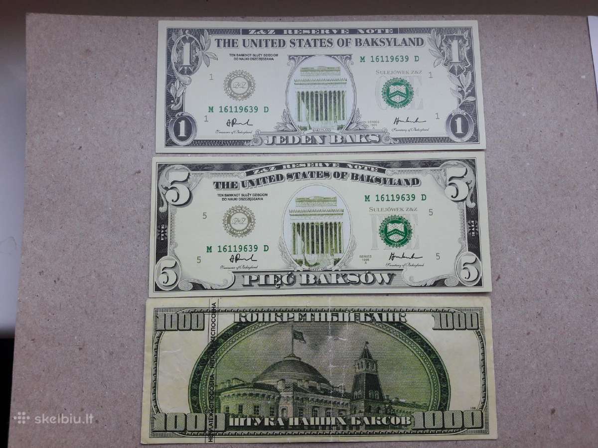 Reklaminiai banknotai - nuotraukos Nr. 4