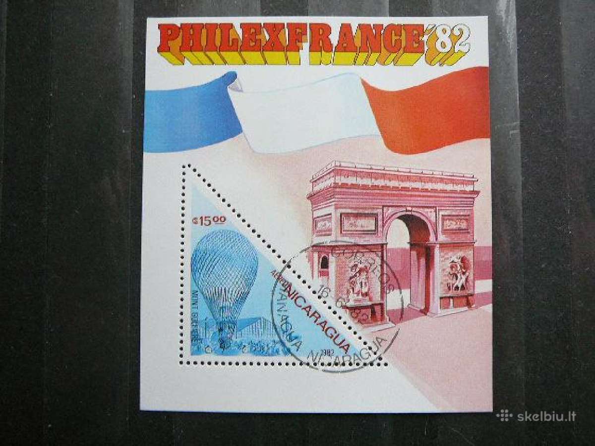 Oro balionai Nikaragva 1982 antsp. nk627