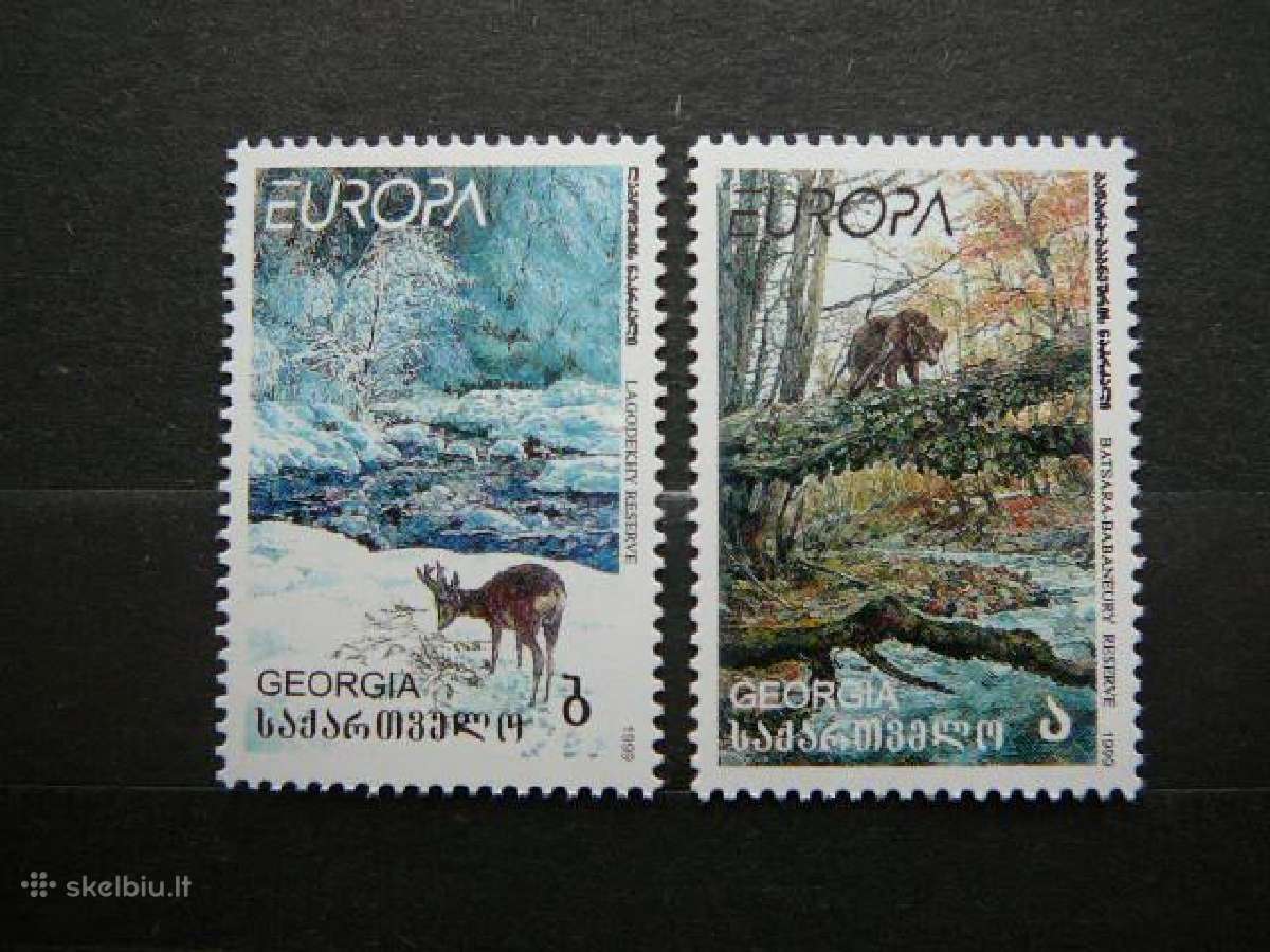 Zverys Europa Cept Gruzija 1999 Mnh gr613