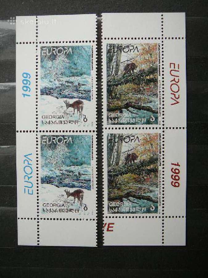 Zverys Europa Cept Gruzija 1999 Mnh gr612